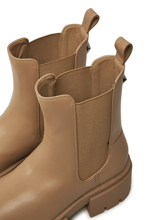 Guess Guess Členková obuv s elastickým prvkom Charlotte FLFCHT ELE10 Béžová