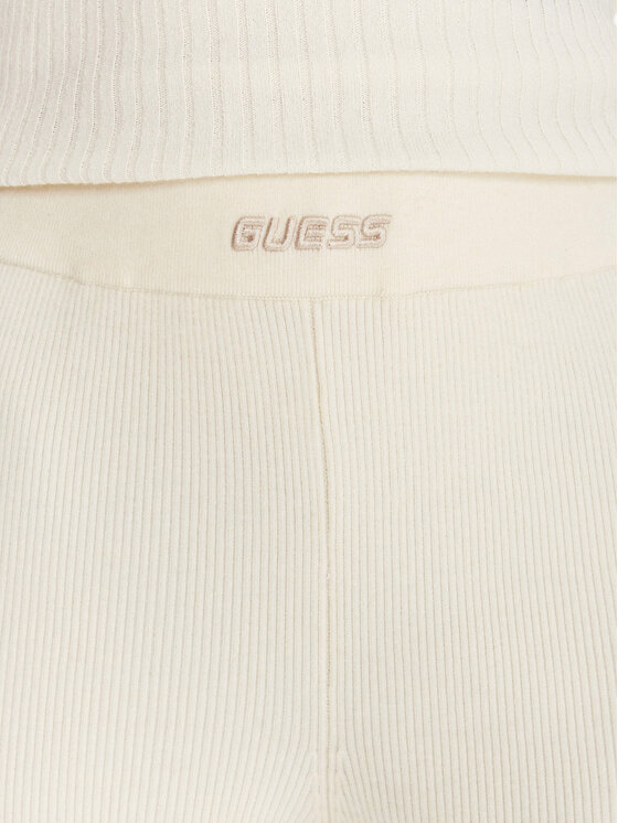 Guess Guess Legingi V5BB08 Z3JD2 Écru Flare Fit
