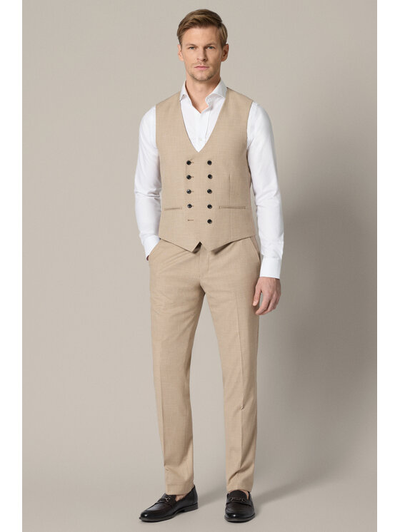 Lancerto Lancerto Kamizelka Astorga KA073126000005 Beżowy Regular Fit