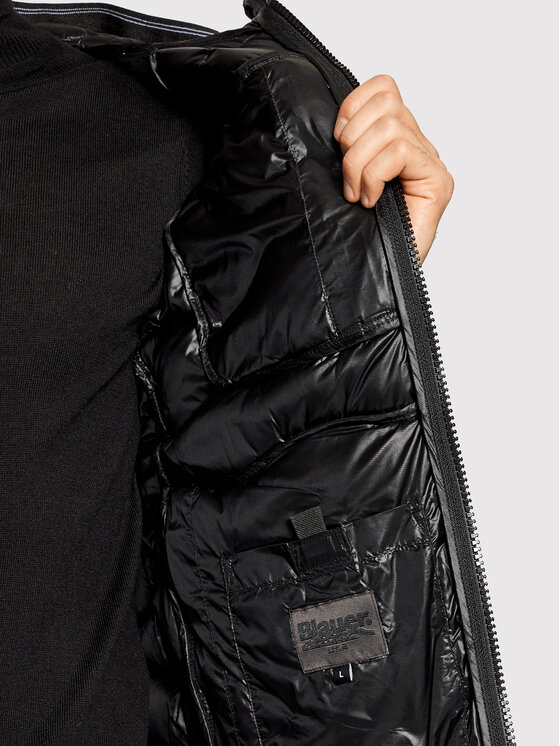 Blauer Blauer Пухено яке Maurice 21WBLUC03080 004719 Черен Regular Fit