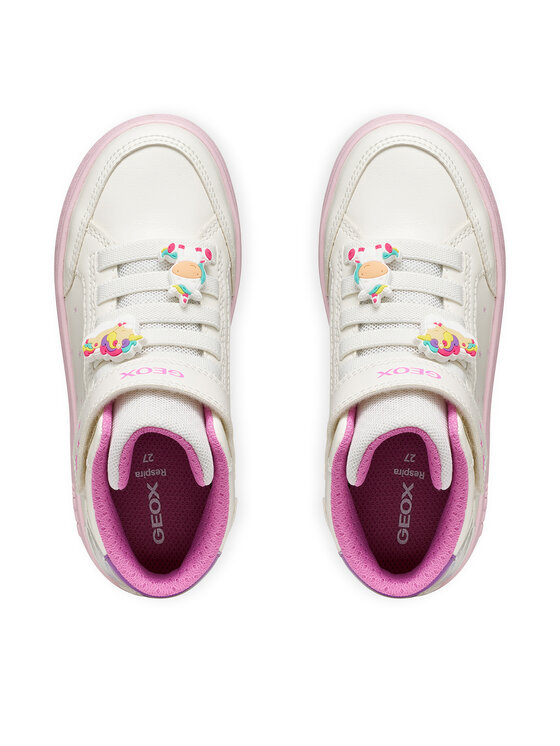 Geox Geox Αθλητικά J Eclyper Girl J66LRA 0BCQ6 C0653 D Λευκό