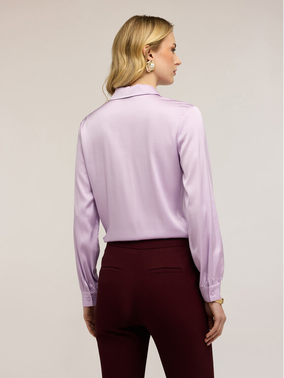 Motivi Motivi Camicia 5192Q400953N009 Viola Regular Fit