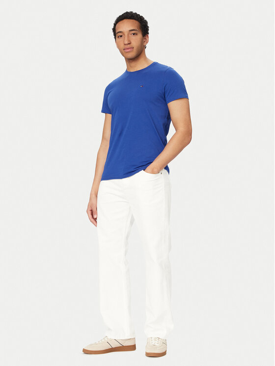 Tommy Jeans Tommy Jeans T-shirt DM0DM04411 Blu Slim Fit