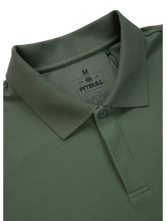 PITBULL PITBULL T-Shirt Koszulka Zielony Regular Fit