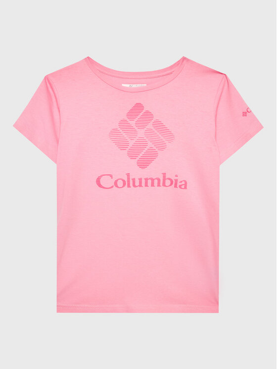 Columbia Columbia Marškinėliai Mission Lake 1989791 Rožinė Regular Fit