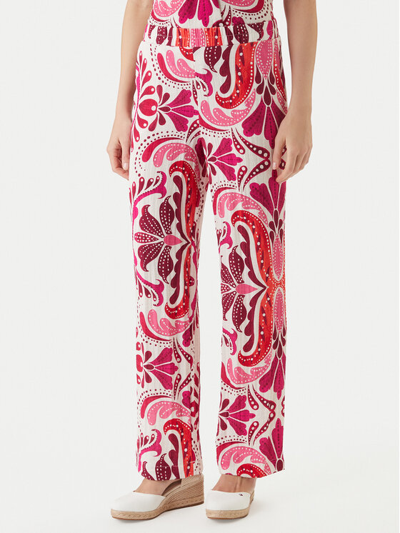 Morgan Morgan Pantaloni di tessuto 261-PMARIA Rosa Regular Fit