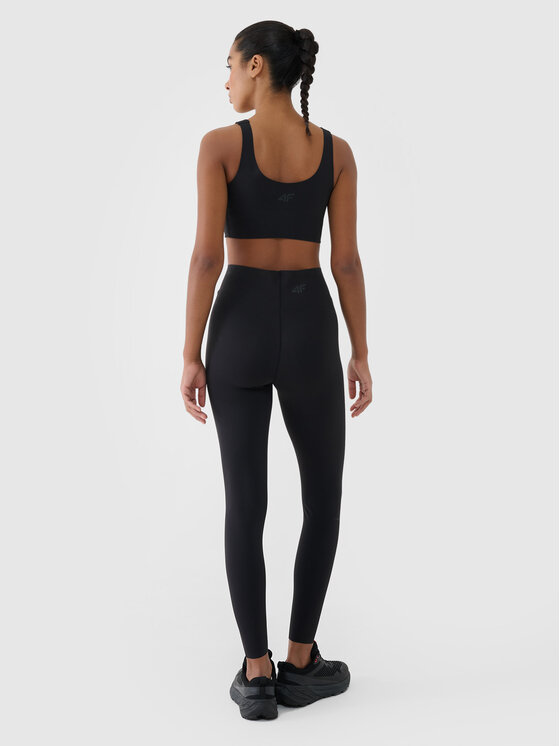 4F 4F Legginsy MULTI ACTIVE Czarny Slim Fit