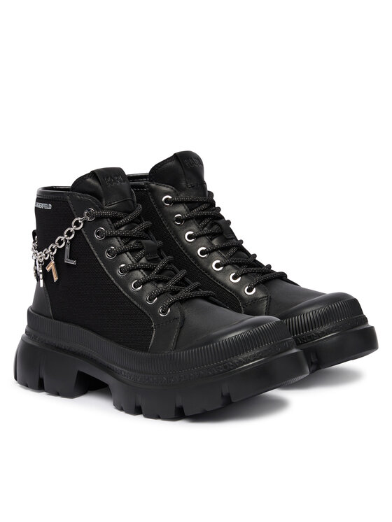 KARL LAGERFELD KARL LAGERFELD Μποτίνια Trekka KL43536S Μαύρο
