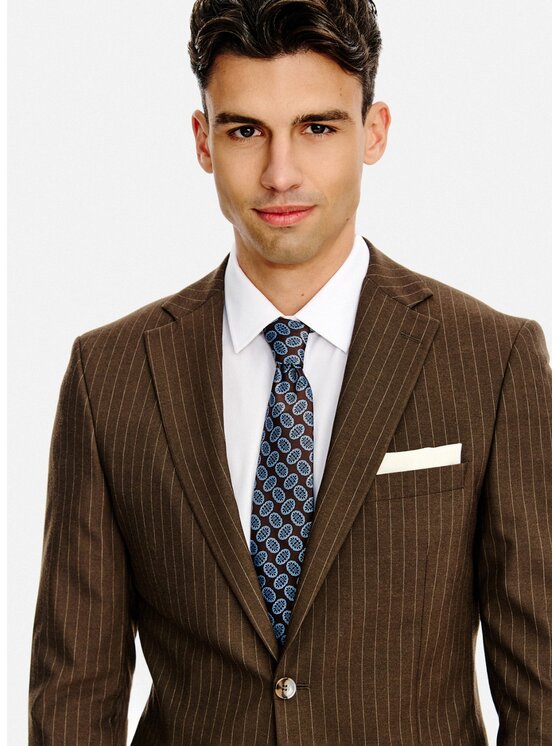 Pako Lorente Pako Lorente Marynarka P26SF-3G-033 Brązowy Slim Fit