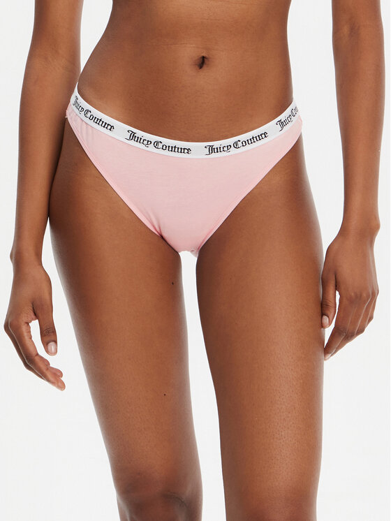 Juicy Couture Set 3 perechi de chiloți de damă clasici Diddy JCLBR224572 Colorat
