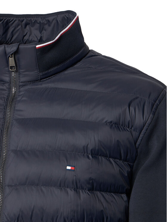 Tommy Hilfiger Tommy Hilfiger Pārejas jaka Mix Media Ess MW0MW41329 Tumši zils Regular Fit
