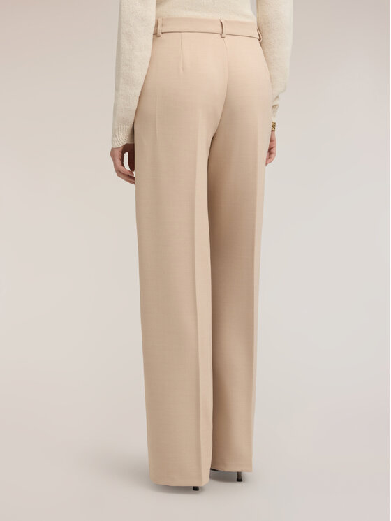 Motivi Motivi Pantaloni di tessuto P0AUQ005203N002 Crema Over Fit