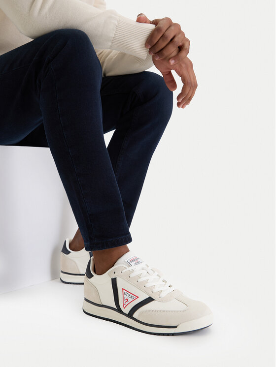 Guess Jeans Guess Jeans Sneakersy CWBEO-DELAND-02 WE Écru