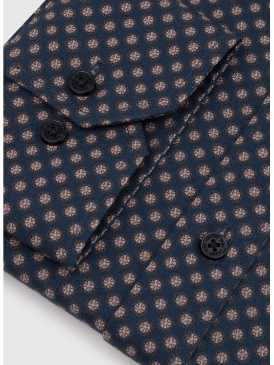 Pako Lorente Pako Lorente Koszula P25SF-1X-024 Granatowy Slim Fit