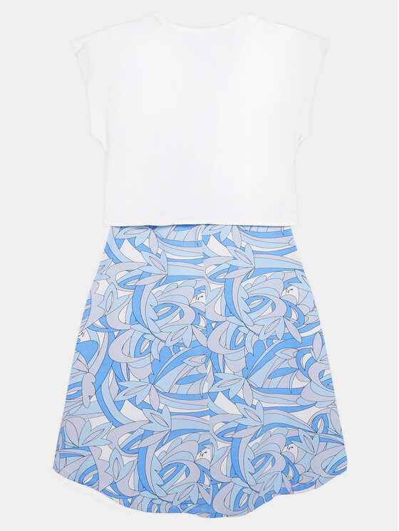 Guess Guess Φόρεμα καθημερινό J4GK13 K6YW3 Λευκό Regular Fit