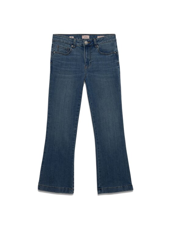 Oltre Oltre Jeans P490R008170N024 Turchese Flare Fit