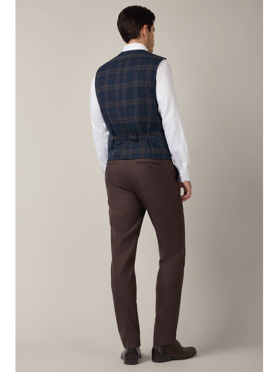 Lancerto Lancerto Kamizelka Bolcena KA131225000012 Granatowy Slim Fit