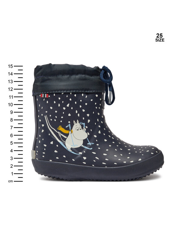 Viking Viking Gumijasti škornji Alv Indie Warm Moomin 1-13520-5 Mornarsko modra