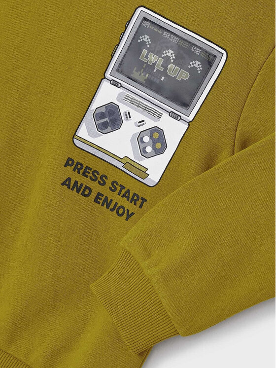Mayoral Mayoral Μπλούζα 4455 Πράσινο Regular Fit