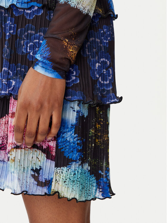 Desigual Desigual Každodenní šaty Coral Lacroix 25WWVK10 Barevná Regular Fit