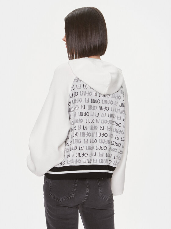 Liu Jo Sport Liu Jo Sport Πουλόβερ TF3209 MA63L Λευκό Regular Fit