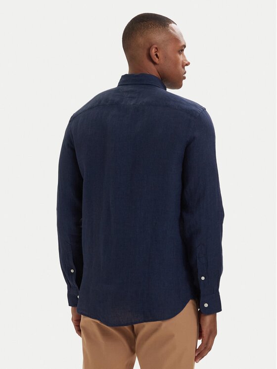 Tommy Hilfiger Tommy Hilfiger Hemd MW0MW41530 Dunkelblau Regular Fit