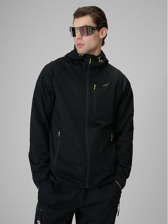 4F 4F Kurtka przejściowa EVERYDAY ACTIVE Czarny Regular Fit