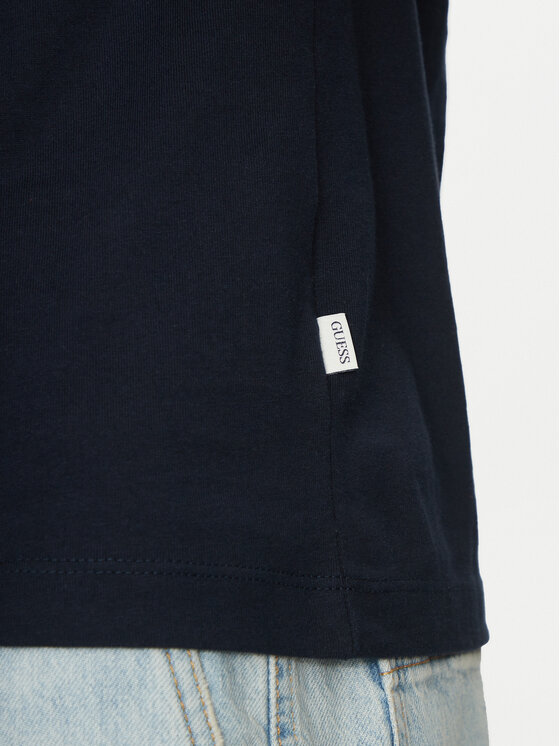 Guess Jeans Guess Jeans Marškinėliai M5GI55 K8FQ4 Tamsiai mėlyna Regular Fit