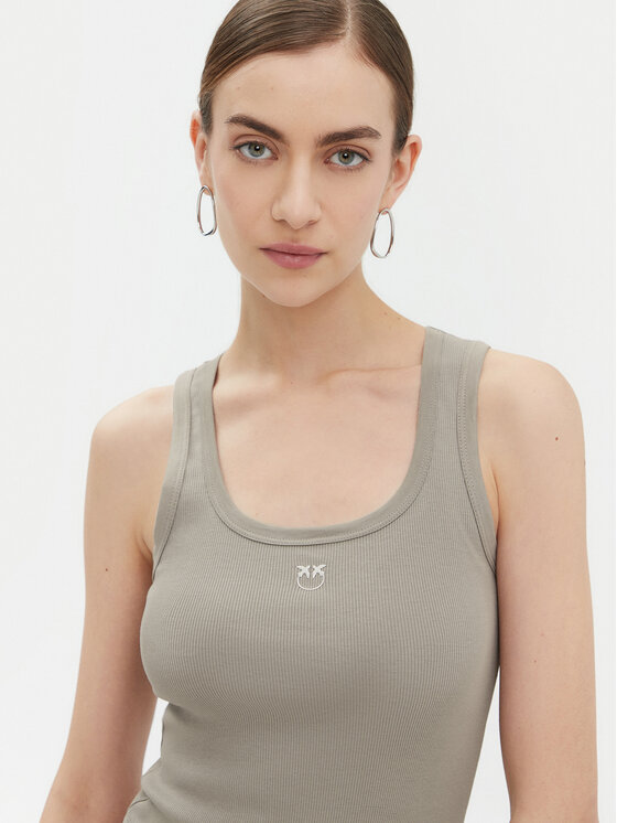 PINKO PINKO Top Calcolatore 100807 Grigio Regular Fit
