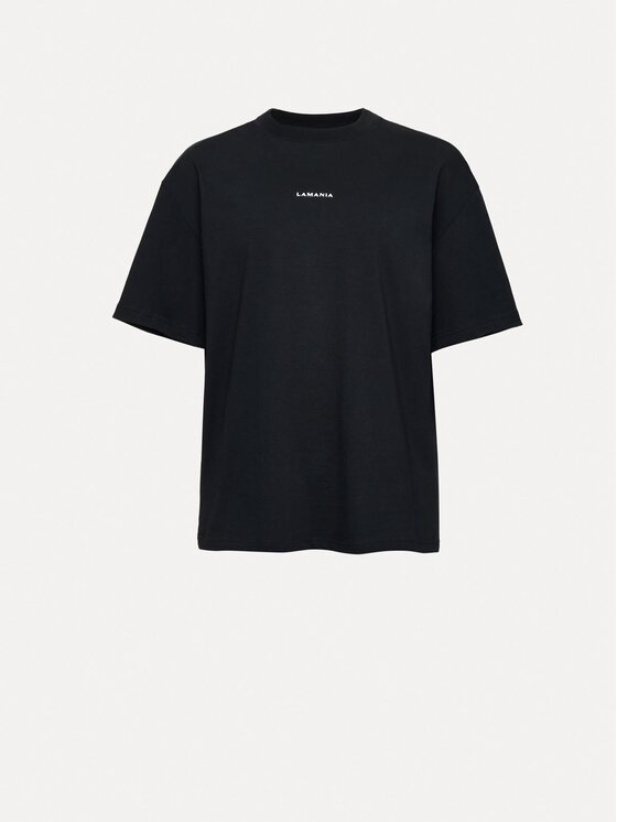 La Mania La Mania T-Shirt RIHO Czarny Basic Fit