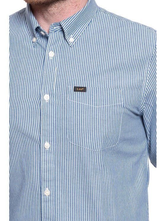 Lee Lee Camicia BUTTON DOWN Blu Regular Fit