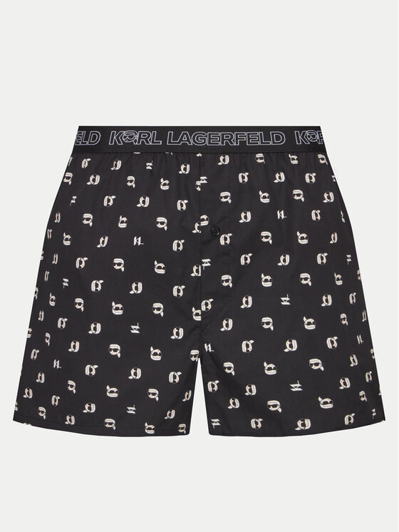 KARL LAGERFELD KARL LAGERFELD Set di 3 boxer Ikonik 2.0 246M2101 Nero