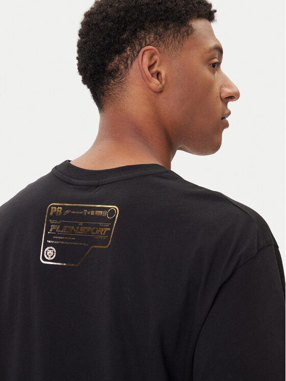 Plein Sport Plein Sport T-Shirt FAEC MTK8373 STE001N Schwarz Loose Fit