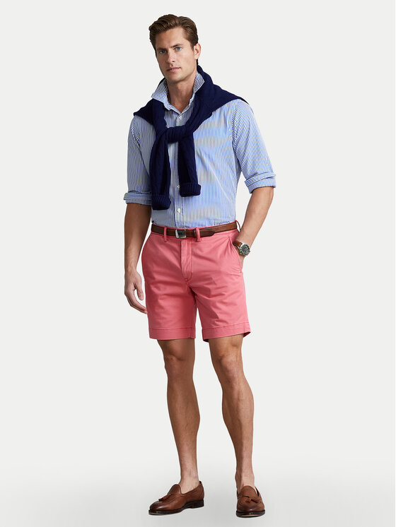 Polo Ralph Lauren Polo Ralph Lauren Szorty materiałowe 710799213014 Różowy Slim Fit