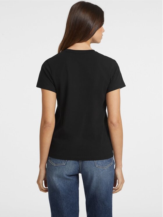 Guess Jeans Guess Jeans T-shirt 165653 Nero Classic Fit