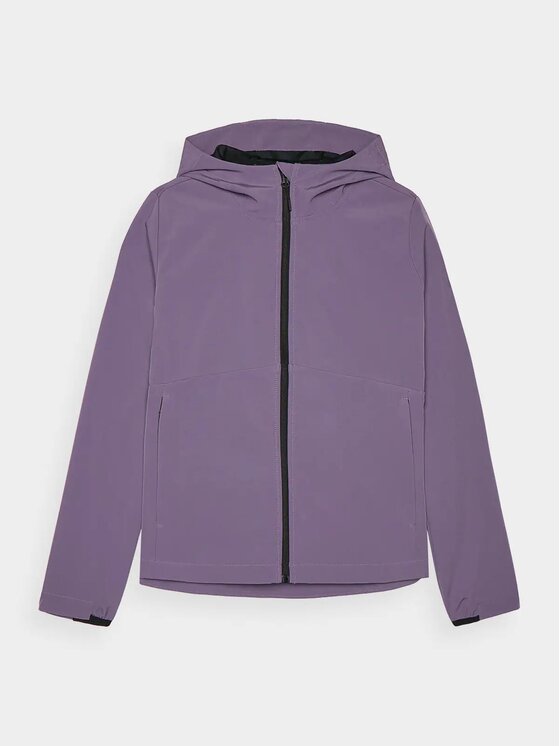 4F 4F Kurtka softshell 4FWAW24TSOFF285-50S Fioletowy Regular Fit