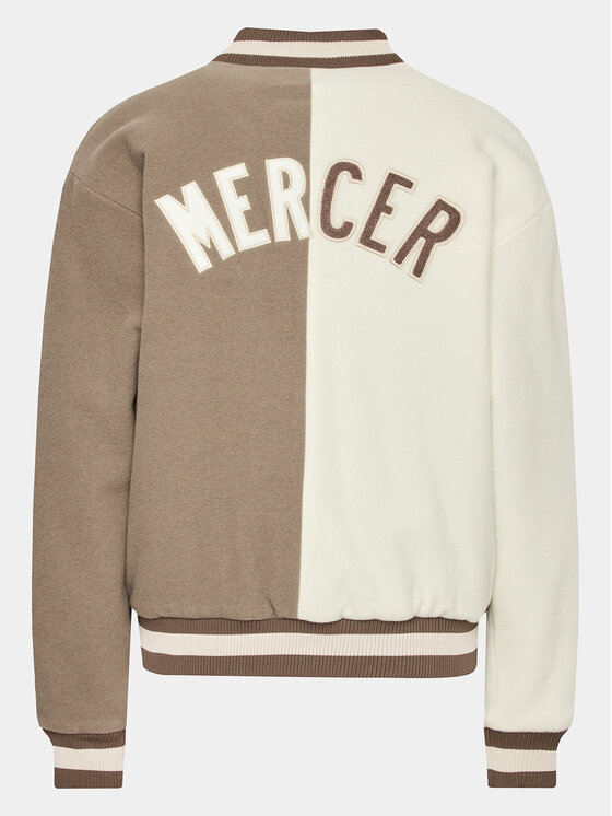 Mercer Amsterdam Mercer Amsterdam Kurtka bomber Unisex The All Out Varsity MEAP231007 Beżowy Regular Fit