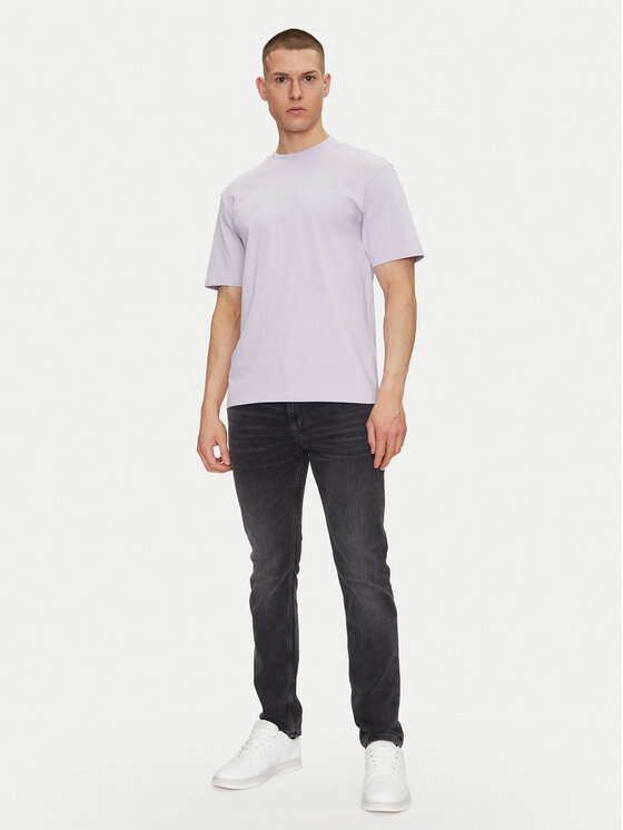 HUGO HUGO T-Shirt Dapolino 50488330 Fioletowy Relaxed Fit