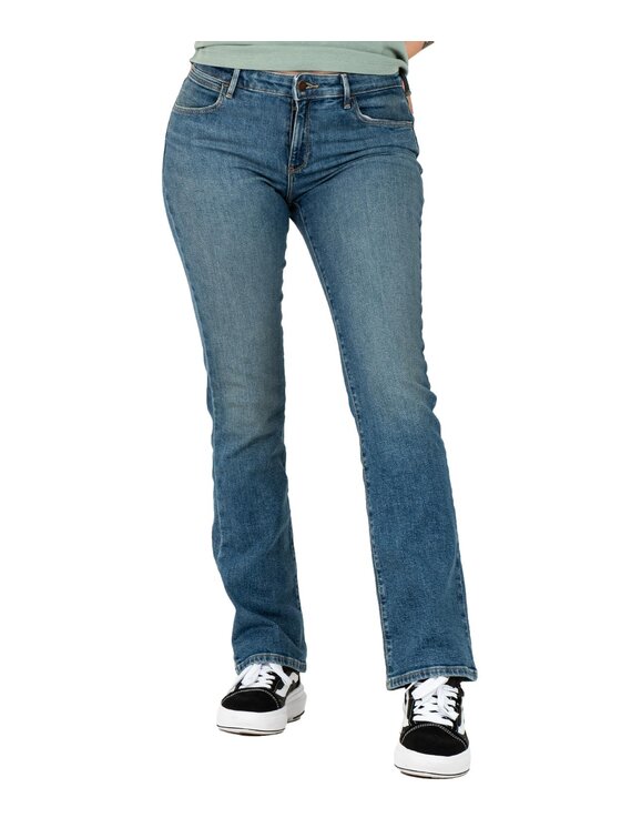 Wrangler Wrangler Jeansy W28BXR461_28/30 Niebieski Bootcut Fit