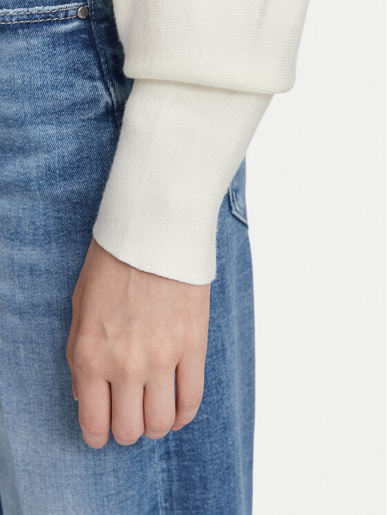 Guess Guess Džemper W6YR30 Z0978 Krem Regular Fit