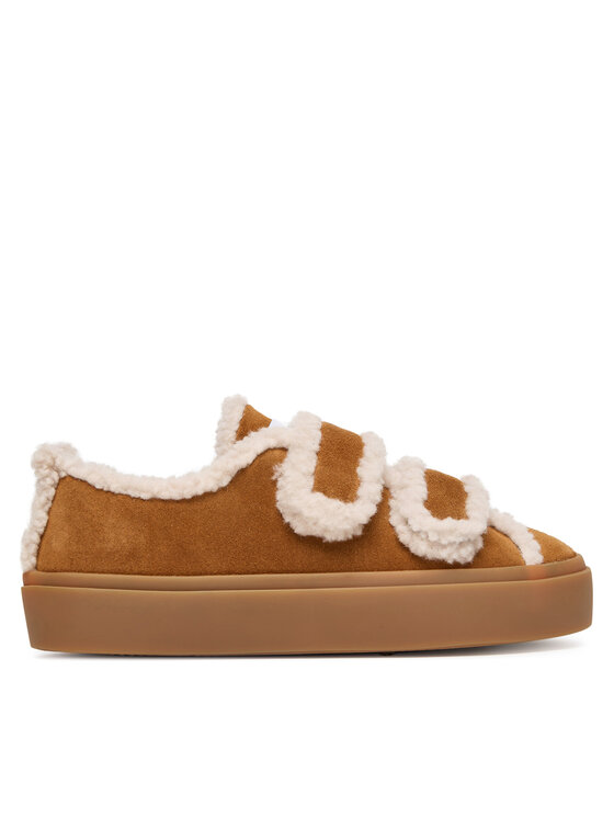 Inuikii Inuikii Superge Shearling Low Velcro 1001.001.0231 Rjava