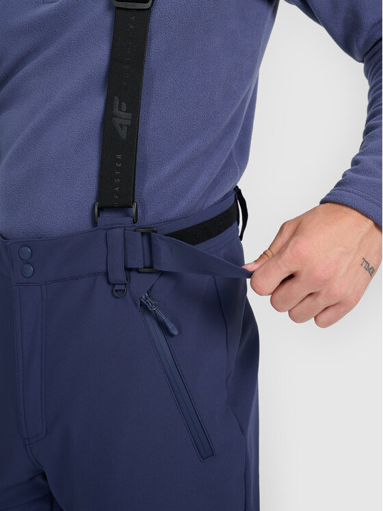 4F 4F Spodnie narciarskie SKIWEAR Granatowy Regular Fit