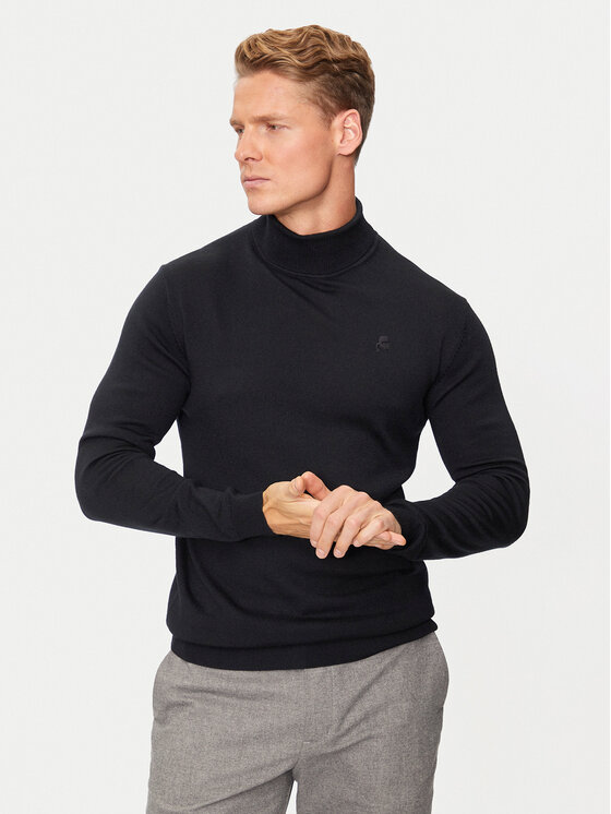 KARL LAGERFELD KARL LAGERFELD Dolčevita 655058 544399 Crna Regular Fit