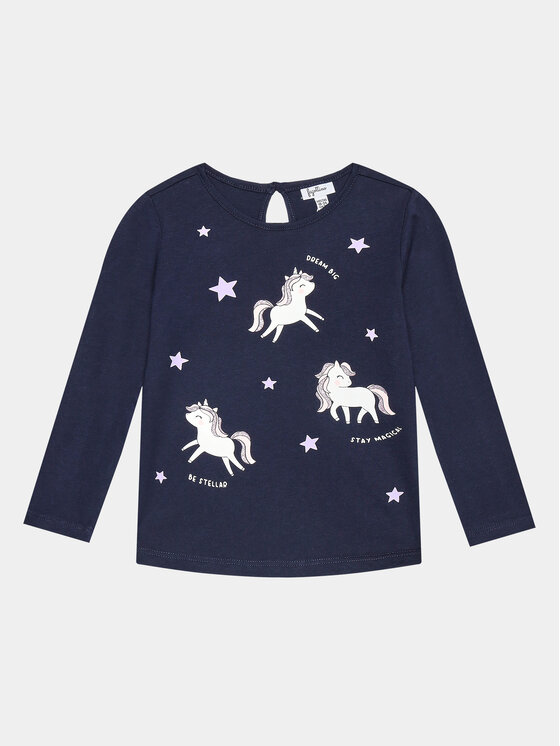 OVS OVS Блузка 1817538 Cиній Regular Fit