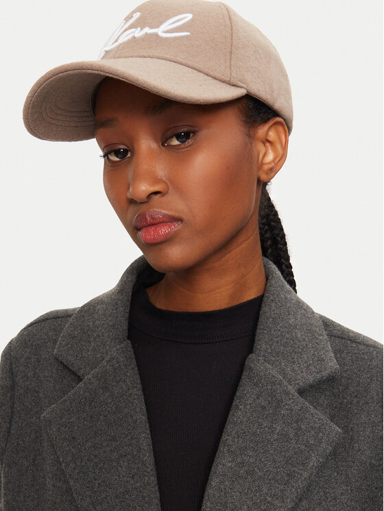 KARL LAGERFELD KARL LAGERFELD Шапка с козирка 246W3406 Бежов