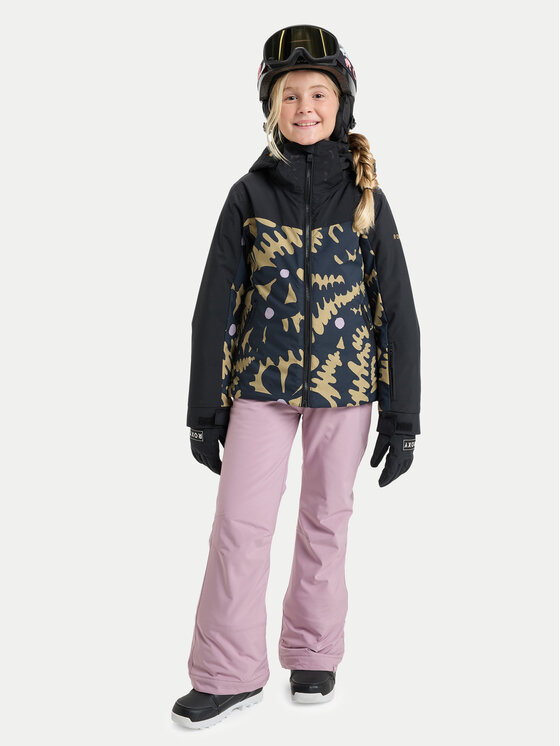 Roxy Roxy Μπουφάν για snowboard Free Jet Block ERGTJ03197 Μαύρο Slim Fit