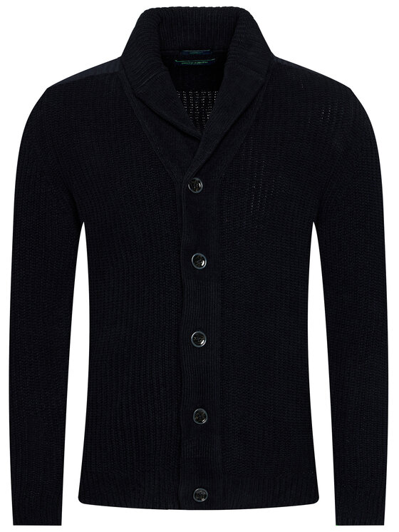 Pierre Cardin Pierre Cardin Kardigán 55768/000/2545 Sötétkék Modern Fit