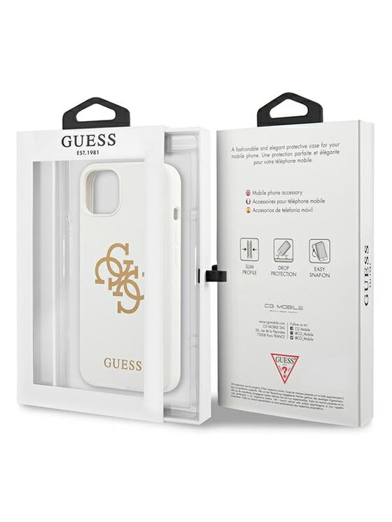 Guess Guess Etui na telefon iPhone 13 Mini Biały