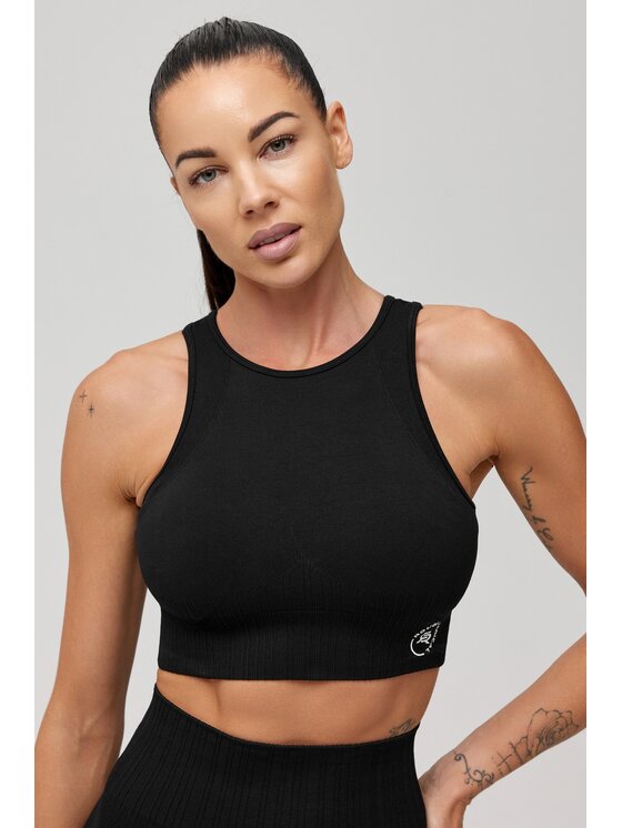 ROUGH RADICAL ROUGH RADICAL Biustonosz sportowy SEAMLESS LINEA SPORTS BRA Czarny