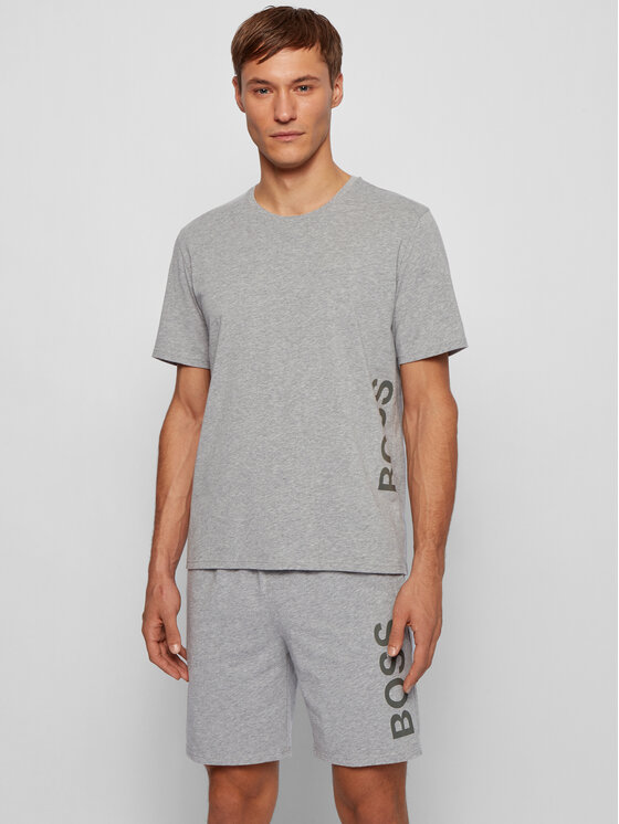 Boss Maglietta del pigiama Identity RN 50442645 Grigio Regular Fit, taglia : S